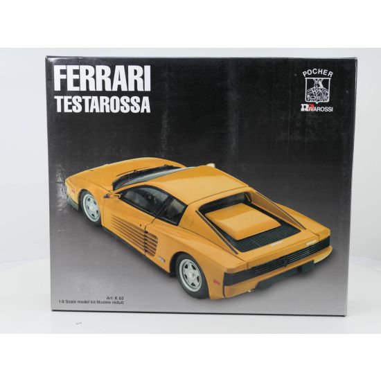 Schaal 1:8 Pocher Rivarossi Ferrari Testarossa type 63. Ongebouwde versie in originele doos #P61